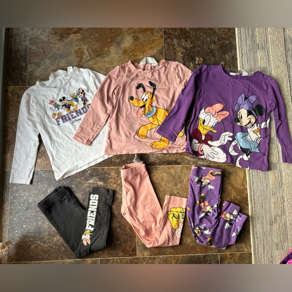 H&M leggings and tops size 2-3 years